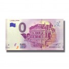 0 EURO SOUVENIR BANKNOTE LJUBILJANA 2018 SLOVENIA HEAA