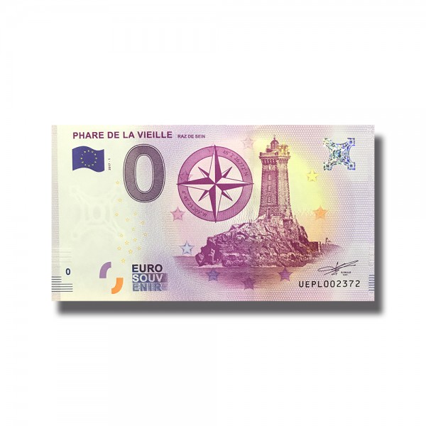 0 Euro Souvenir Banknote Phare De La Vieille Raz De Sein France UEPL 2017-1