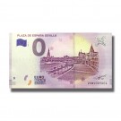 0 EURO SOUVENIR BANKNOTE PLAZA DE ESPANA SEVILLA 2019 SPAIN VEBV