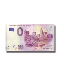 0 EURO SOUVENIR BANKNOTE SIGUENZA CIUDAD DEL DONCEL 2019 SPAIN VECD