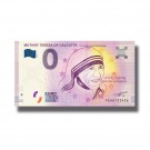 0 Euro Banknote Mother Teresa of Calcutta 005491 FEAA