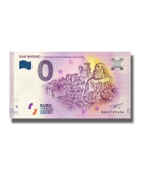 0 Euro Souvenir Banknote San Marino 2019-2 Italy SEAZ