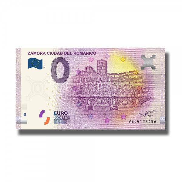 0 EURO SOUVENIR BANKNOTE ZAMORA CIUDAD DEL ROMANICO 005682 VECG