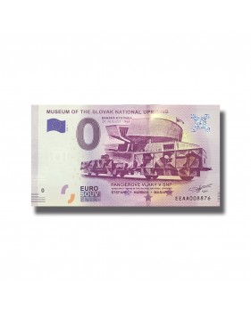 0 Euro Souvenir Slovensko Banknote Museum of the Slovak National Uprising 2018-2 EEAA