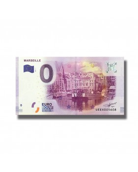 0 EURO SOUVENIR BANKNOTE MARSEILLE FRANCE 2016-1 UEEX