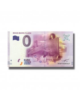 0 EURO SOUVENIR BANKNOTE SOUS MARIN FLORE FRANCE 2016-1 UEDY