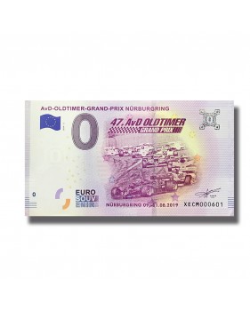 0 EuroSouvenir Banknote AvD Oldtimer Grand Prix Nurburgring Germany 2019-4 XECM