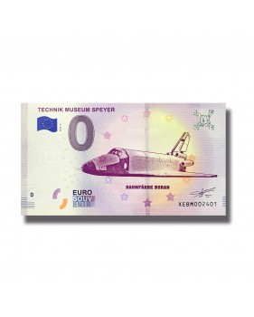 0 EuroSouvenir Banknote Tecnhik Museum Speyer Raumfahre Buran Germany 2019-2 XEBM