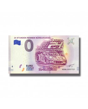 0 EuroSouvenir Banknote 24 Stunden Rennen Nurburgring Germany 2019-2 XEBL