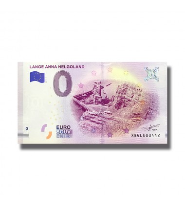 0 EuroSouvenir Banknote Lange Anna Helgoland Germany 2019-1 XEGL