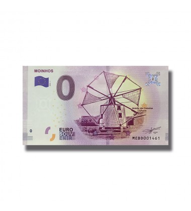 0 EURO SOUVENIR BANKNOTE MOINHOS 2018-1 MEBD