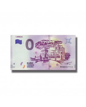 0 EURO SOUVENIR BANKNOTE LISBOA 2019-1 MEBN