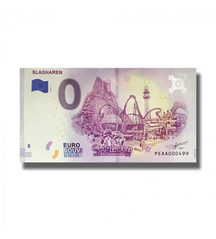 0 Euro Souvenir Banknote Slagharen Netherlands PEAA 2019-1