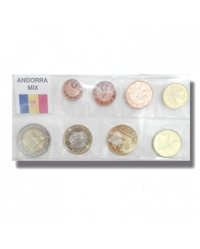 ANDORRA EURO COINS MIXED SET