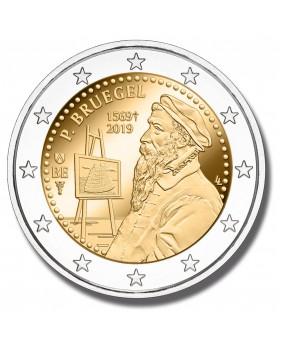 2019 Belgium 250th Anniversary of the Death of Pieter Bruegel 2 Euro Coin