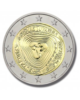 2019 LITHUANIA SUTARTINES SONGS 2 EURO COMMEMORATIVE COIN