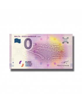 0 EURO BANKNOTE MALTA GOZO HARBOUR MGARR 006079 2019-1