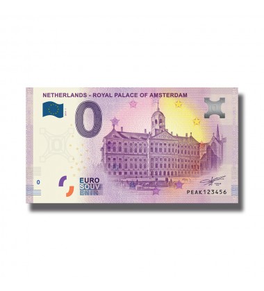 0 EURO BANKNOTE ROYAL PALACE AMSTERDAM PEAK 2019-1