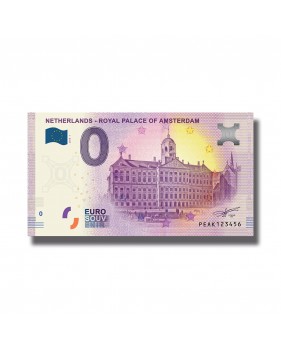 0 EURO BANKNOTE ROYAL PALACE AMSTERDAM PEAK 2019-1