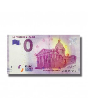 0 EURO SOUVENIR BANKNOTE LE PANTHEON - PARIS 2017-2