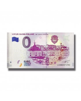 0 EURO SOUVENIR BANKNOTE VIIPURI SUOMI- FINLAND 2019-1 LEAQ