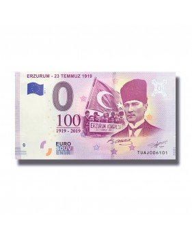 0 Euro Souvenir Banknote Erzurum - 23 Temmuz 1919 TUAJ 2019-1