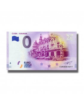 0 Euro Souvenir Souvenir Cuba - Havan CUAA 2019-1