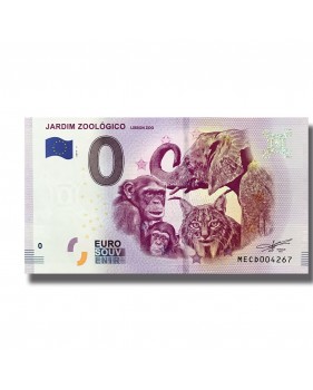 0 Euro Souvenir Banknote Jardim Zoologico Lisobon Zoo Portugal  MECD 2019-1