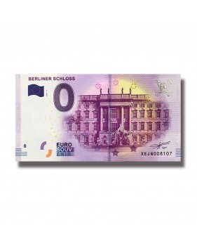 0 Euro Souvenir Banknote Berliner Schloss Germany XEJQ 2017-1