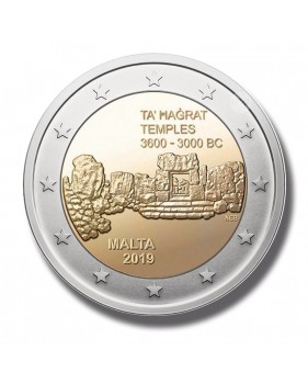 2019 Malta Ta Hagrat 2 Euro Coin