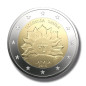 2019 Latvia Rising Sun 2 Euro Coin