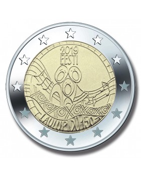 2019 Estonia Song Festival 2 Euro Coin