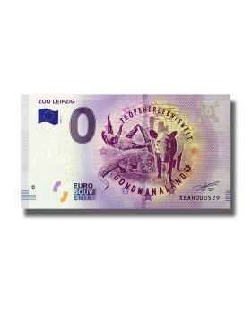 0 Euro Souvenir Banknote Zoo Leipzig Germany XEAH 2018-2