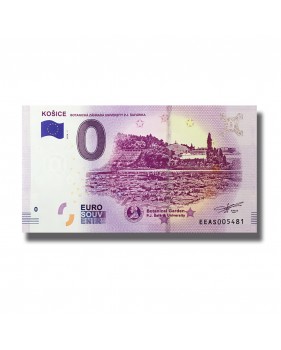 0 EURO BANKNOTE KOSICE BOTANICKA ZAHRADASLOVAKIA EEAS 2018-1