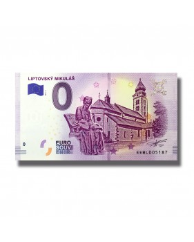 0 EURO BANKNOTE LIPTOVSKY MIKULAS SLOVKIA EEBL 2019-1