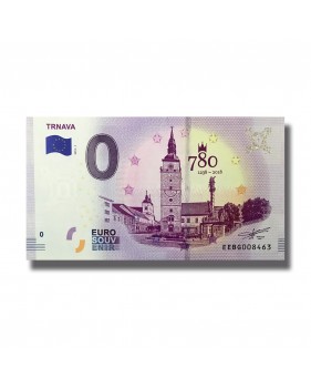 0 EURO BANKNOTE TRNAVA SLOVAKIA EEBG 2018-1