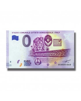 0 EURO SOUVENIR BANKNOTE STADIO COMUNALE CITTA' DI GORGONZOLA SEAX 2019-1