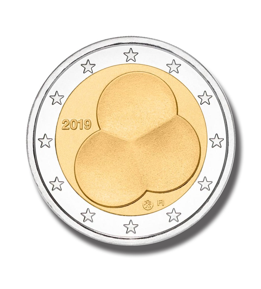 2019 FINLAND CONSITUTION ACT 1919 2 EURO COMMEMORATIVE COIN