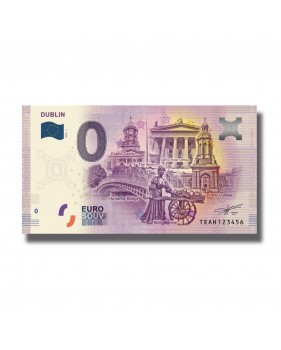 0 EURO SOUVENIR BANKNOTE DUBLIN 006305 TEAH 2019-1