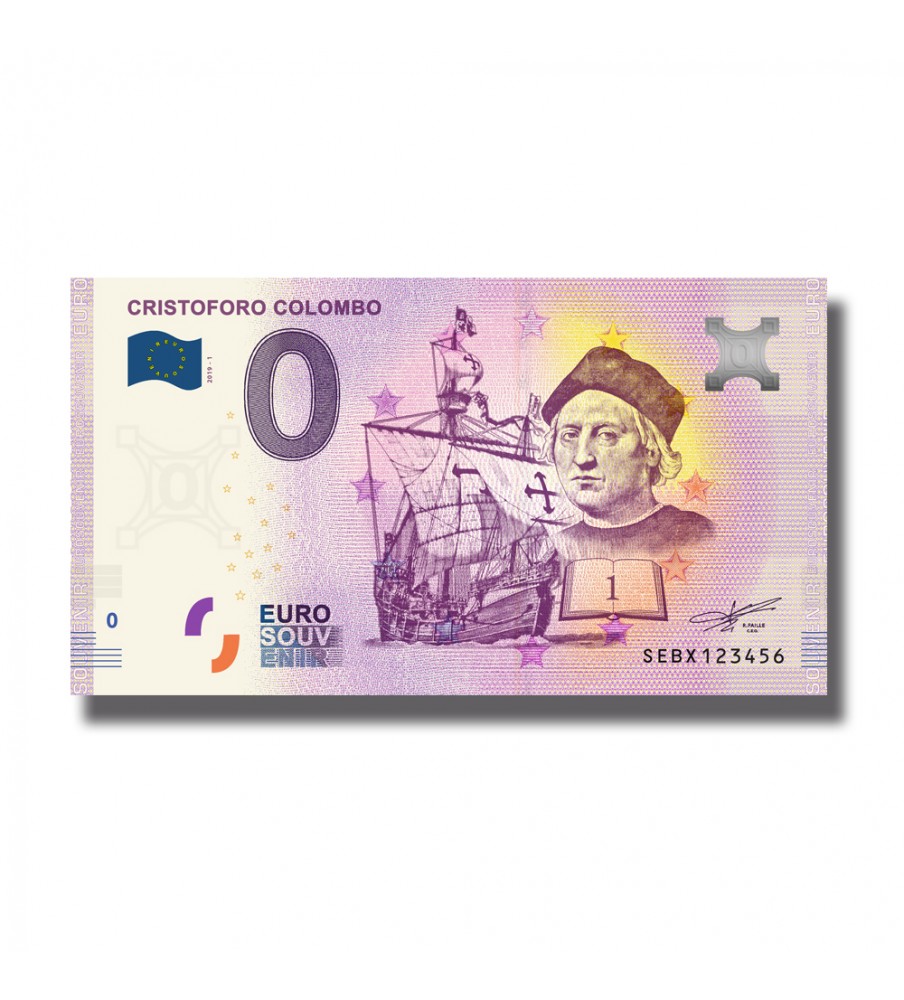 0 EURO BANKNOTE CRISTOFORO COLOMBO 006311 SEBX 2019-1