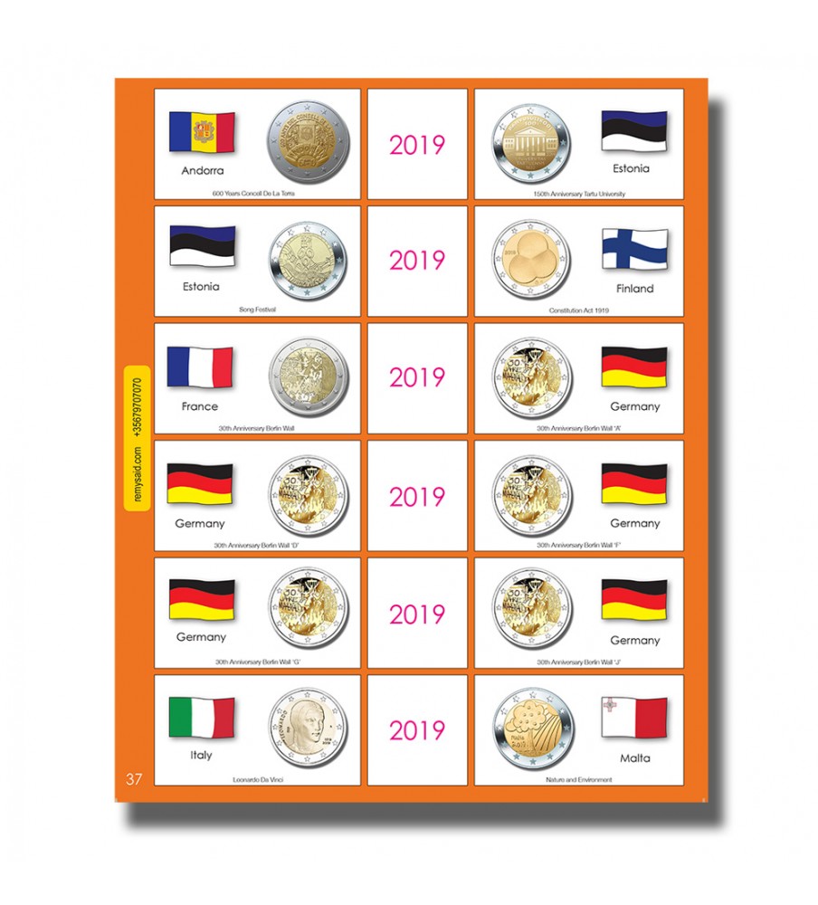 €2 Euro Commemorative Page 37