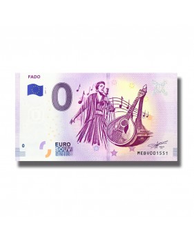 0 EURO SOUVENIR BANKNOTE FADO PORTUGAL MEBV 2019-1