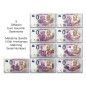 0 Euro Souvenir Banknotes Gandhi India AEAA 2020-4 to 2020-12 (9 pcs)