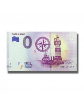 0 EURO SOUVENIR BANKNOTE ROTER SAND FRANCE UEPL 2019-2