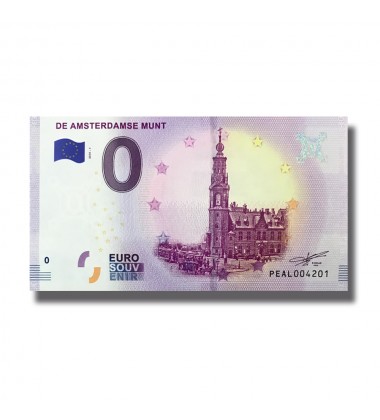 0 EURO BANKNOTE DE AMSTERDAMSE MUNT NETHERLANDS PEAL 2019-1