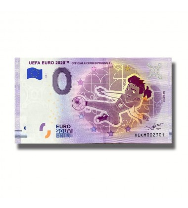 0 Euro Souvenir Banknote UEFA Mascot Euro 2020 Official Licensed Product