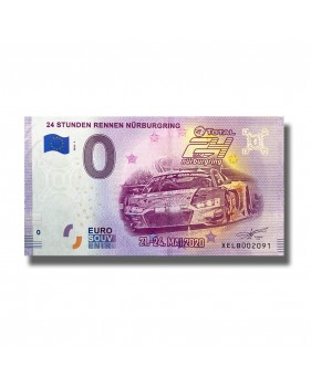 0 EURO SOUVENIR BANKNOTE 24 STUNDEN RENNEN NURBURGRING Germany XEBL 2020-2