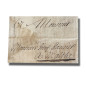 1706 Malta Incoming Letter from Lyon France with Black Seal