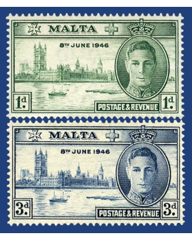 MALTA STAMPS VICTORY