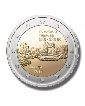 copy of 2019 MALTA TA HAGRAT 2 EURO COMMEMORATIVE COIN